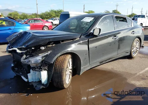 2019 Infiniti Q50 3.0T Luxe from USA, damaged, VIN JN1EV7AP6KM514607